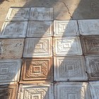 24in 24in Antique Salvaged Tin Decorative Ornate Ceiling Tiles Square Panels