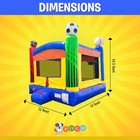 Inflatable Bounce House Commercial Deluxe Kids Sports Jumping Castle With Blower