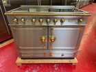 43    La Cornue Induction Range C1ifi Stainless Steel With Brass Trim 