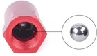 6an Female To 6an Male Inline Roll Over Check Valve Fuel Vent Valve Aluminum Red