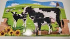Melissa   Doug 4 In 1 Linking Floor Puzzle  Farm Theme  Read Description 