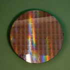 12in Silicon Wafer Cpu Chip Semiconductor Lithography Circuit  With Bracket Nebj