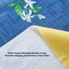 French Country Lemon Grove 52 X 52 Inch Square Vinyl Tablecloth