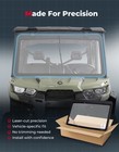 Glass Windshield Full Window W manual Wiper For Can-am Defender Max Hd10 9 8 7 5