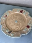 Antique 1800s French Majolica Plate Berries Fruit Fives Lille Art Nouveau 8 75 