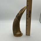 Vtg Hand Carved Horn -bird Wildlife 8    Figurine