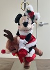 Japan Disney Reindeer Minnie Mouse Plush Keychain Christmas 2025    us Stock   