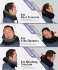 U-shaped Memory Foam Rebound Travel Pillow Neck Support Head Rest Airplane Sleep