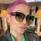 Oversized Retro Square Sunglasses Women Men Luxury Uv400 Designer Fashion Shades
