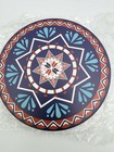 Ceramic Mandala Drink Coaster Set Of 8 Boho Colorful Cork Backing 4 