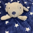 Cloud Island Puppy Dog Navy Blue Stars Satin Trim Baby Security Blanket Lovey