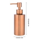 Stainless Steel Liquid Soap Dispenser 250ml Kitchen Bathroom Pump Bottle