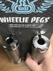 Se Bikes Wheelie Pegs  Silver  14mm Only