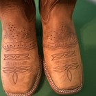 Double-h Dh3560 Men   s Brown Leather Western Boots Square Toe Us 7 5 Eh