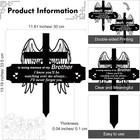 Memorial Stakes Grave Decorations For Cemetery Grave Plaque Markers Memorial Pla