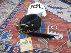 Rrl Double Rl Vintage Leather Belt With Carved Patterns