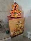 Vintage Tiffany Style Stained Glass Light Up Christmas Gingerbread House