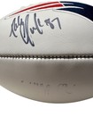 Rob Gronkowski Signed Autographed Football  Gronk Holo  Patriots
