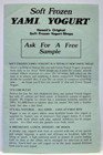1997 Yami Yogurt Shop Menu Pearl Ridge Shopping Center Aiea Kai Ala Moana Amfac