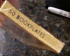 Sealed Box Of 50  vintage Antioch Book Plates   Personal Library Book Tags