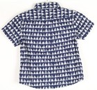 Vineyard Vines Boys Button Shirt Bass In Waves Shirt Short Boat Boat Parade Navy