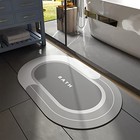  Absorbent Non Slip Quick Dry Stain Resistant Bath Mat Rug For Bathroom Floor 