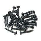 100 Pack Hardware  8 X 1  Coarse Deep Thread Pan Head Screws Black Phosphate    