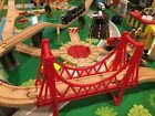 Kid s Wood Play Railway Train Table Set 120 Pc Brio Thomas   Friends Compatible