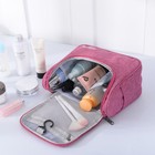 Travel Toiletry Organizer Bag 24cm Folding Cosmetic Case 6 Colors