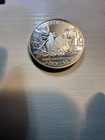 1989 Canada Fleuve Mackenzie River Silver Proof Dollar Coin
