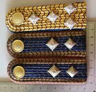 3 Original East German Railroad Shoulder Boards Post Wwii