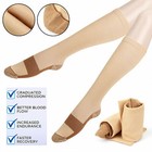 5 Pairs Copper Compression Socks 20-30mmhg Graduated Support Men s Women s S-xxl