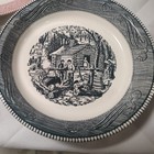 Currier   Ives Royal China Maple Sugaring Pie Baker Mint Condition 