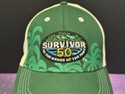 Survivor Cbs Tv Show Outwit Outplay Outlast Green 50 Seasons Hat Cap Jeff Probst