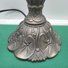Vintage Metal Table Lamp Base  tiffany Style   Med Size 14    Tall