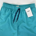 Mens Nike Solid Lap 9  Inseam Volley Short Swim Trunk Aqua Sz Medium