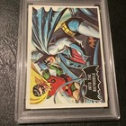 1966 Topps Batman Robin Black Bat Card  8 Into The Batmobile Psa 3 Dc Comics Vg
