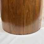 Vintage Ice Bucket Mid Century Danish Modern Walnut Wooden Shower Wedding Gift