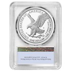 2024-s Proof  1 American Silver Eagle Pcgs Pr70dcam Fs Flag Label