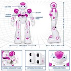 Rc Robot Toy For Kids - Gesture  Programmable  Remote Control  Ages 3-8 Gift