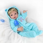 22  Reborn Baby Dolls Boy Full Body Vinyl Silicone Lifelike Newborn Baby Doll
