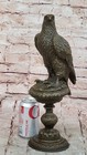 Handmade  bronze Falcon Tall On Marble Base Modernist Modern Sculpture Figurine