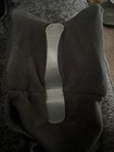 Trtl Travel Pillow Black  Soft Fleece Lightweight Washable Neck Support Airplane