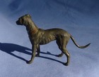 Whippet Italian Greyhound Heyde Germany Metal Dog Figurine Marked