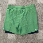 Nike Running Lined Athletic Shorts Stride 2-in-1 Green Dm4757-377 Men s  Size L