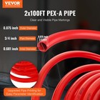3 4    2x100ft Blue  Red Pex-a Tubing pipe For Potable Water With Cutter