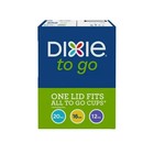 Dixie To Go Black Hot Cup Lids  12-20 Fl  Oz   500 Ct 