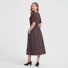 Women s High-rise Yoke Midi A-line Skirt - A