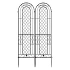 2 Pack 16  X 61  Rustproof Iron Garden Trellis