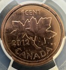2012 Canada 1c Pcgs Ms66rd Copper Plated Steel